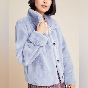 [by Anthropologie] NWOT Moonlight Faux Fur Jacket